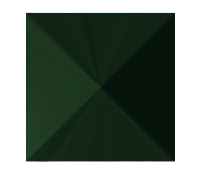Potah na slunečník v tmavě zelené barvě